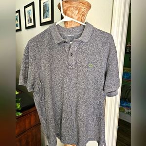 Mens Izod golf shirt,  size med, grey